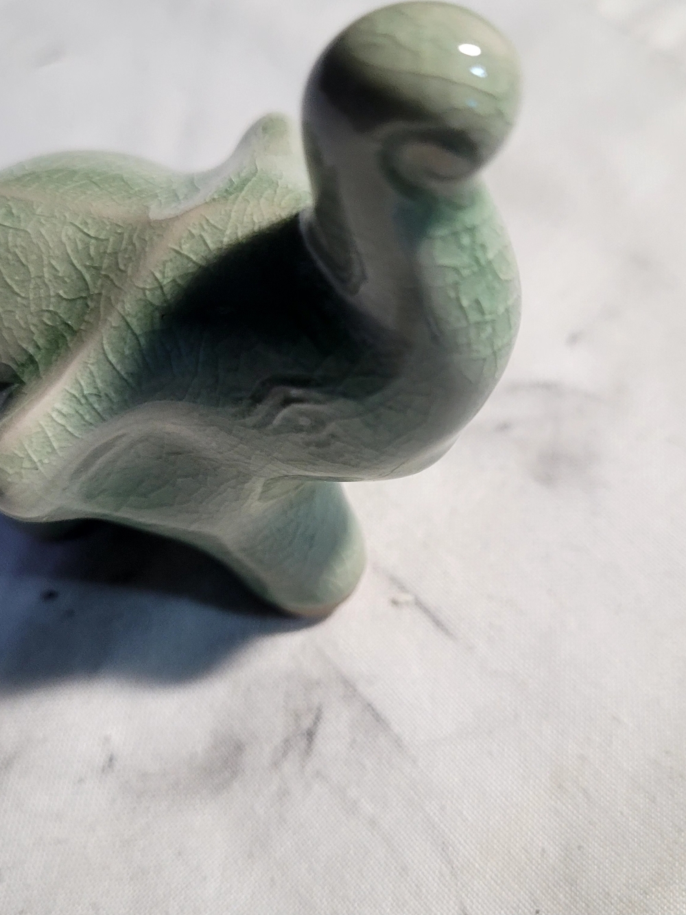 Ceramic Elephant Figurine - Mint Green - Unbranded - Picture 4 of 10